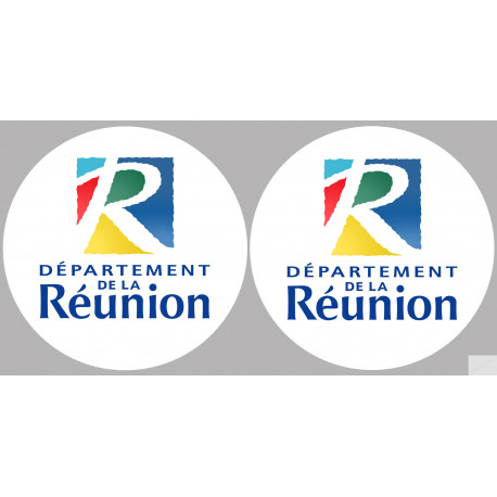 la Réunion (2fois 5cm) - Sticker/autocollant la Réunion (2fois 5cm) - Sticker/autocollant