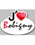 j'aime Bobigny (5x3.7cm) - Sticker/autocollant