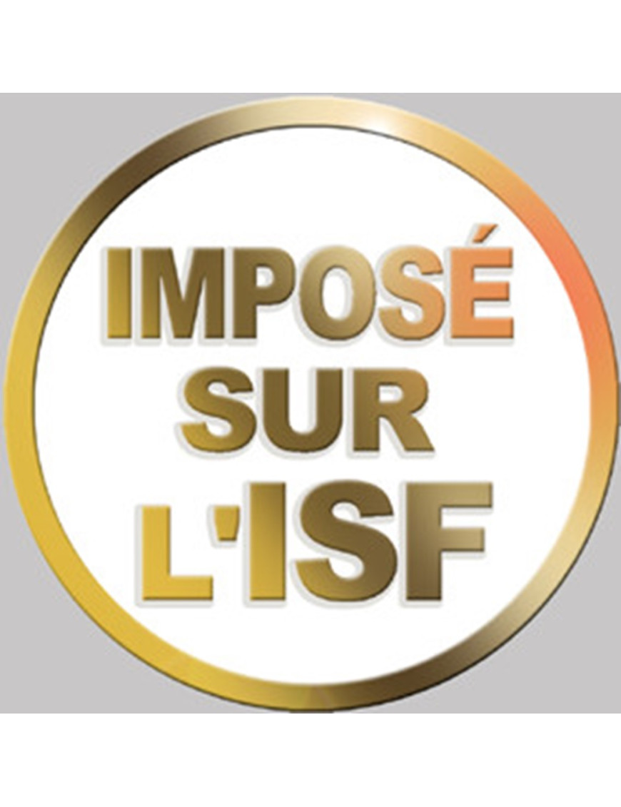 Imposé sur l'ISF  (20x20cm) - Sticker/autocollant