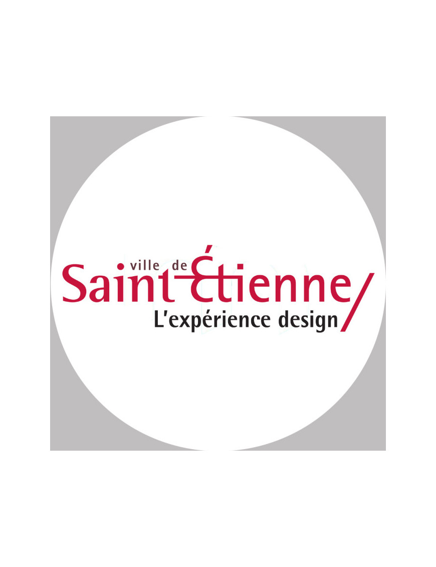 Saint-Étienne (10x10cm) - Sticker/autocollant