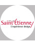 Saint-Étienne (10x10cm) - Sticker/autocollant