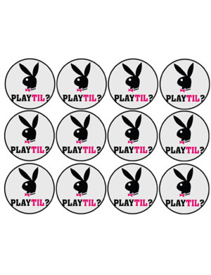Playtil (12 fois 5cm) - Sticker/autocollant