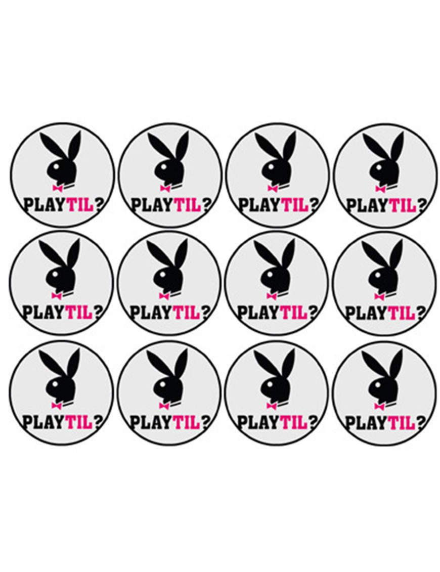 Playtil (12 fois 5cm) - Sticker/autocollant