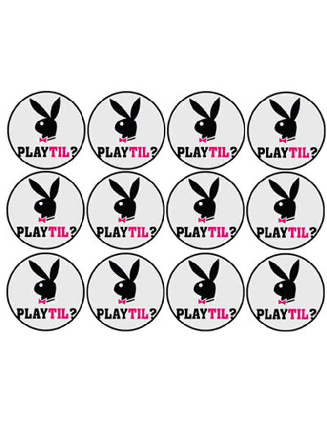 Playtil (12 fois 5cm) - Sticker/autocollant