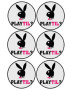 Playtil (6 fois 5cm) - Sticker/autocollant