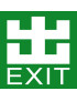 EXIT CHINOIS (15x15cm) - sticker/autocollant