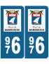 immatriculation Mamoudzou - Sticker/autocollant