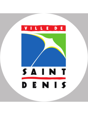 Saint-Denis de la Réunion - 15x15cm - Sticker/autocollant