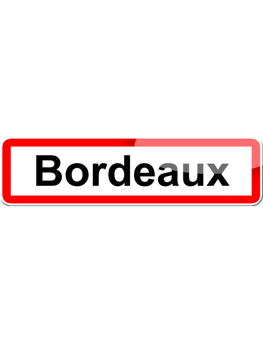 Bordeaux (15x4cm) - Sticker/autocollant Bordeaux (15x4cm) - Sticker/autocollant