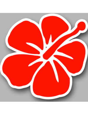 Repère fleur 2 (10x10cm) - Sticker/autocollant