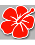 Repère fleur 2 - 10cm - Sticker/autocollant