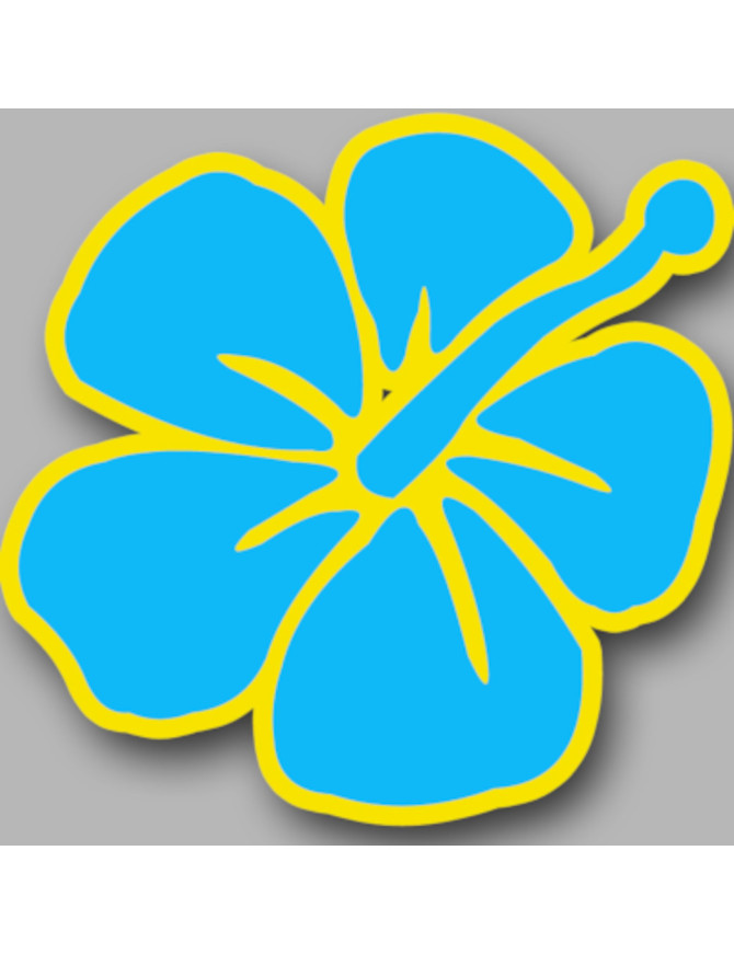 Repère fleur 4 (10x10cm) - Sticker/autocollant