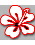 Repère fleur 6 - 10cm - Sticker/autocollant