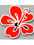 Repère fleur 7 - 10cm - Sticker/autocollant