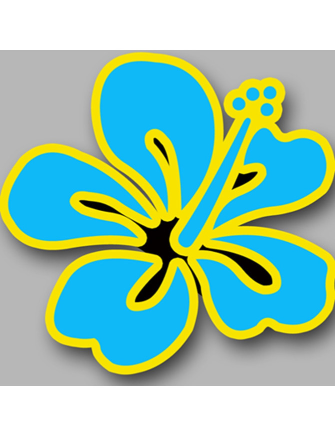 Repère fleur 9 (10x10cm) - Sticker/autocollant