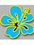 Repère fleur 9 - 10cm - Sticker/autocollant
