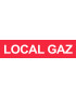 Local GAZ (15x3.5cm) - Sticker/autocollant