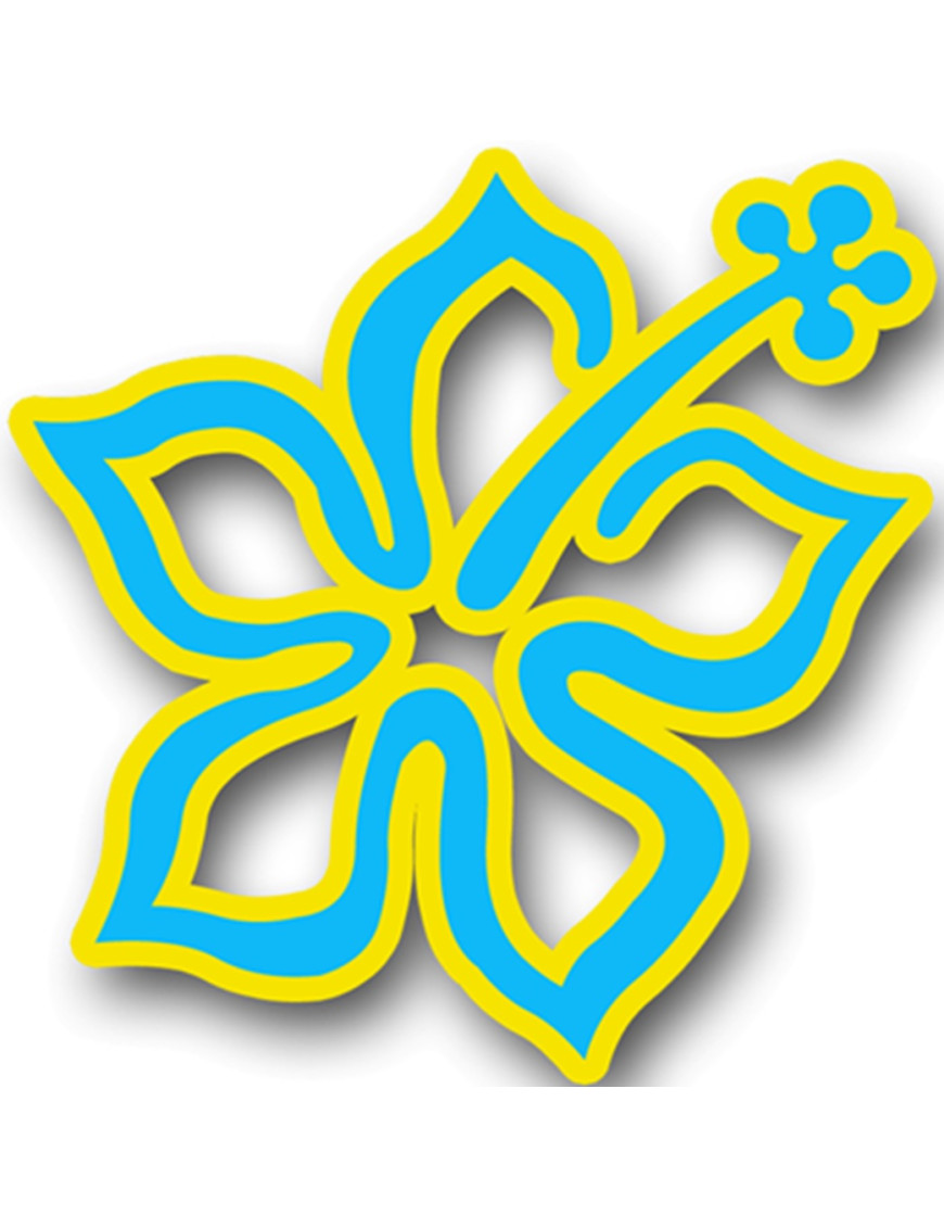 Repère fleur 14- 10cm - Sticker/autocollant Repère fleur 14- 10cm - Sticker/autocollant