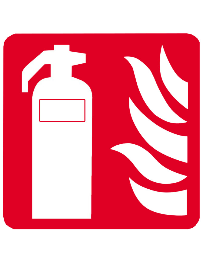 Équipement extincteur d'incendie (5cm) - Sticker/autocollant