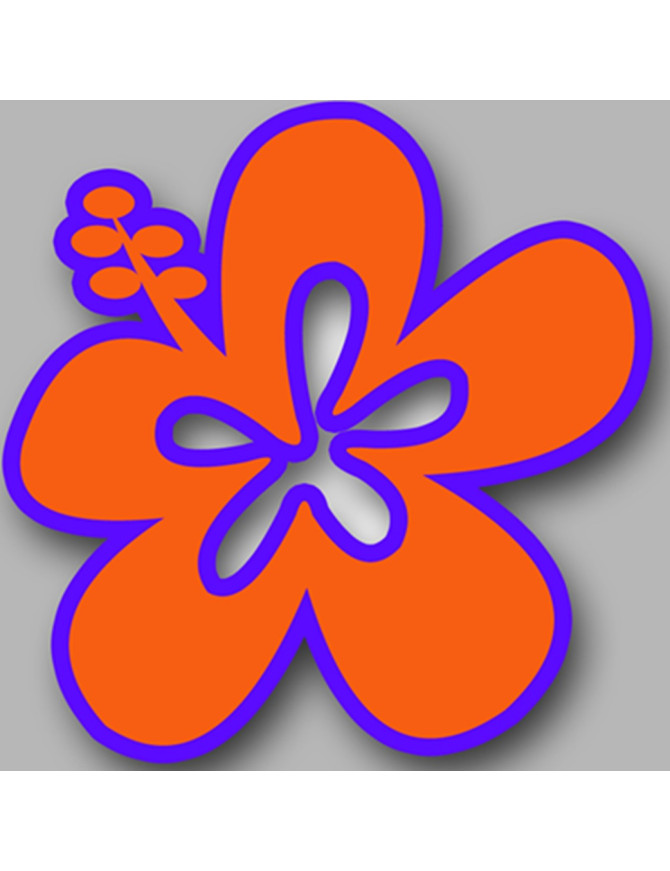 Repère fleur 20 (10cm) - Sticker/autocollant