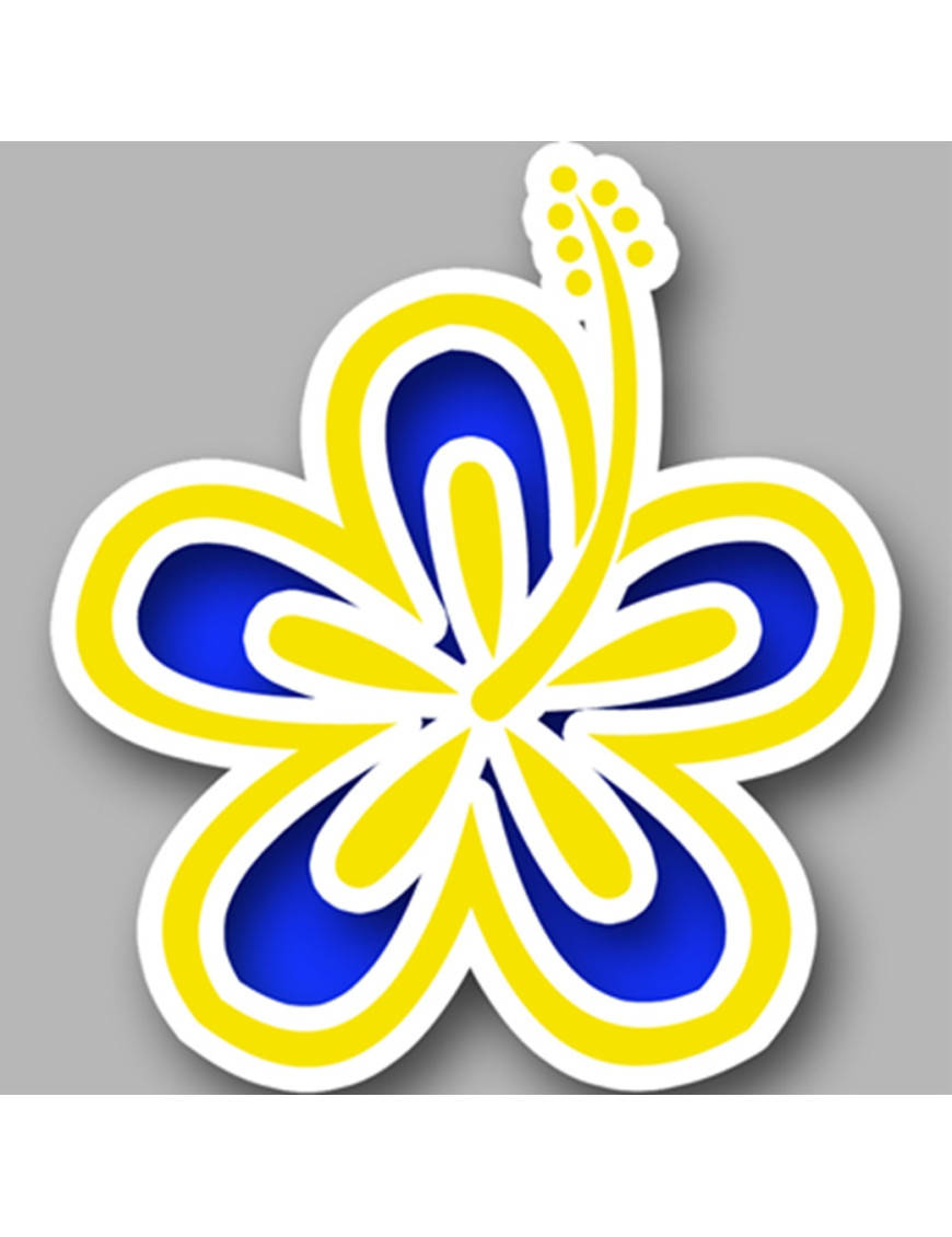 Repère fleur 23 (10cm) - Sticker/autocollant