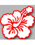 Repère fleur 26 - 10cm - Sticker/autocollant