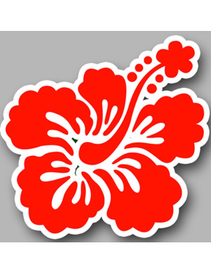 Repère fleur 27 (10cm) - Sticker/autocollant