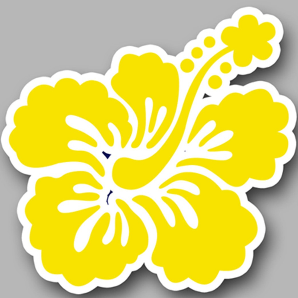 Repère fleur 28 (10cm) - Sticker/autocollant