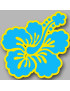 Repère fleur 29 - 10cm - Sticker/autocollant