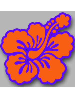 Repère fleur 30 (10cm) - Sticker/autocollant