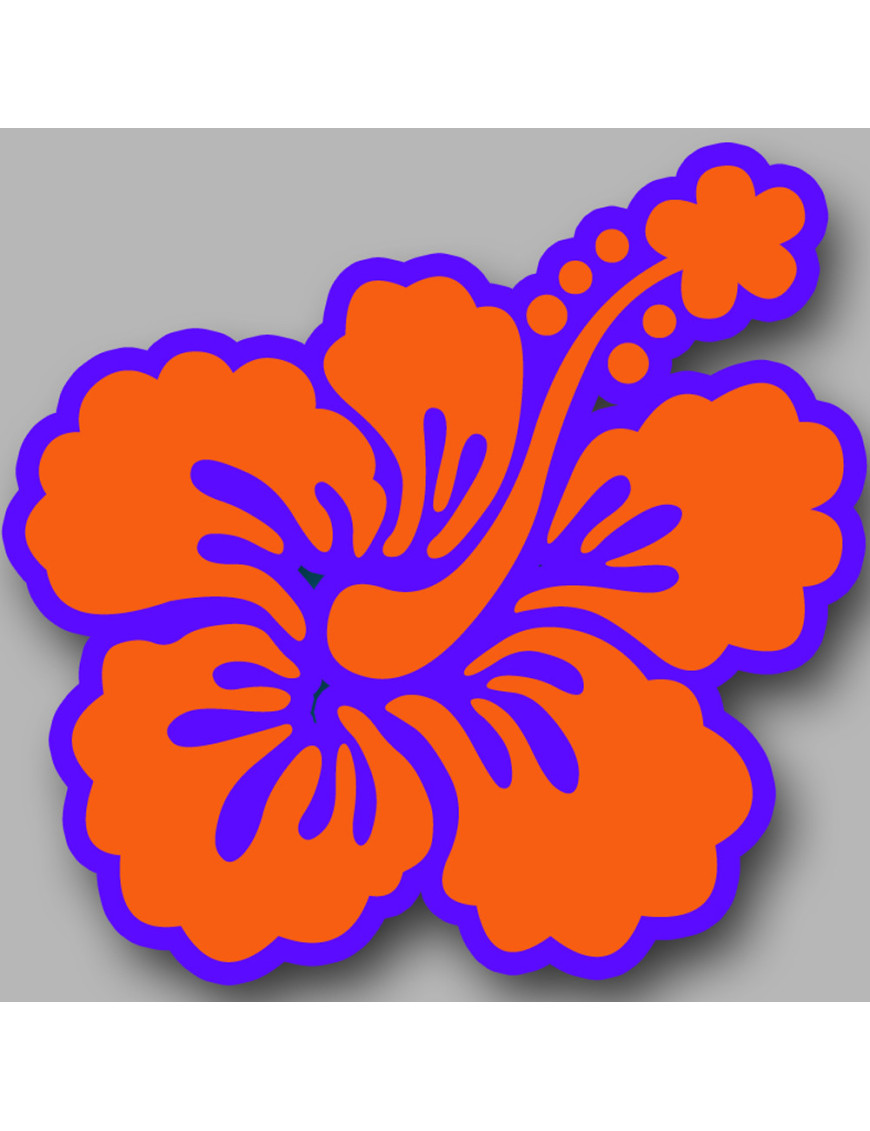 Repère fleur 30 (10cm) - Sticker/autocollant