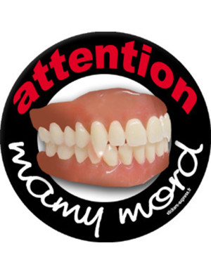 Mamy mord (20x20cm) - Sticker/autocollant