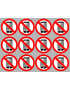 Éteindre son téléphone mobile (12 fois 5cm) - Sticker/autocollant