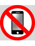 éteindre son smartphone (20x20cm) - Sticker/autocollant
