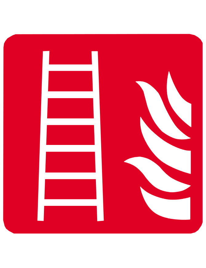 échelle d'incendie (10cm) - Sticker/autocollant