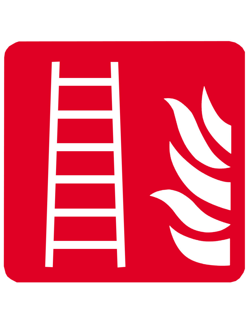 échelle d'incendie (5cm) - Sticker/autocollant