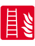 échelle d'incendie (5cm) - Sticker/autocollant