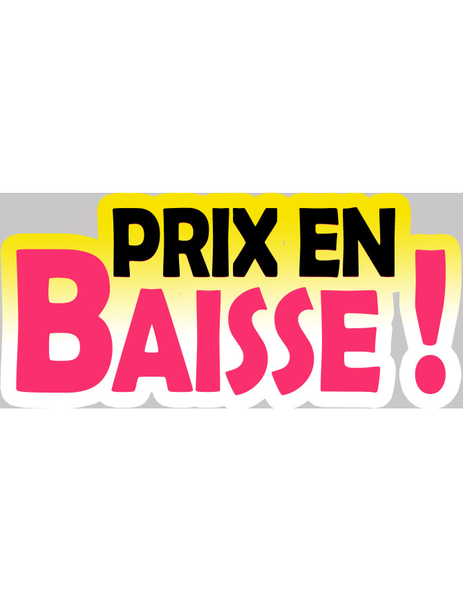 Prix en baisse ! - 30x14 cm - Sticker/autocollant