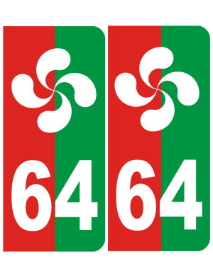 immatriculation basque Euskadi - Sticker/autocollant