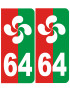 immatriculation basque Euskadi - Sticker/autocollant
