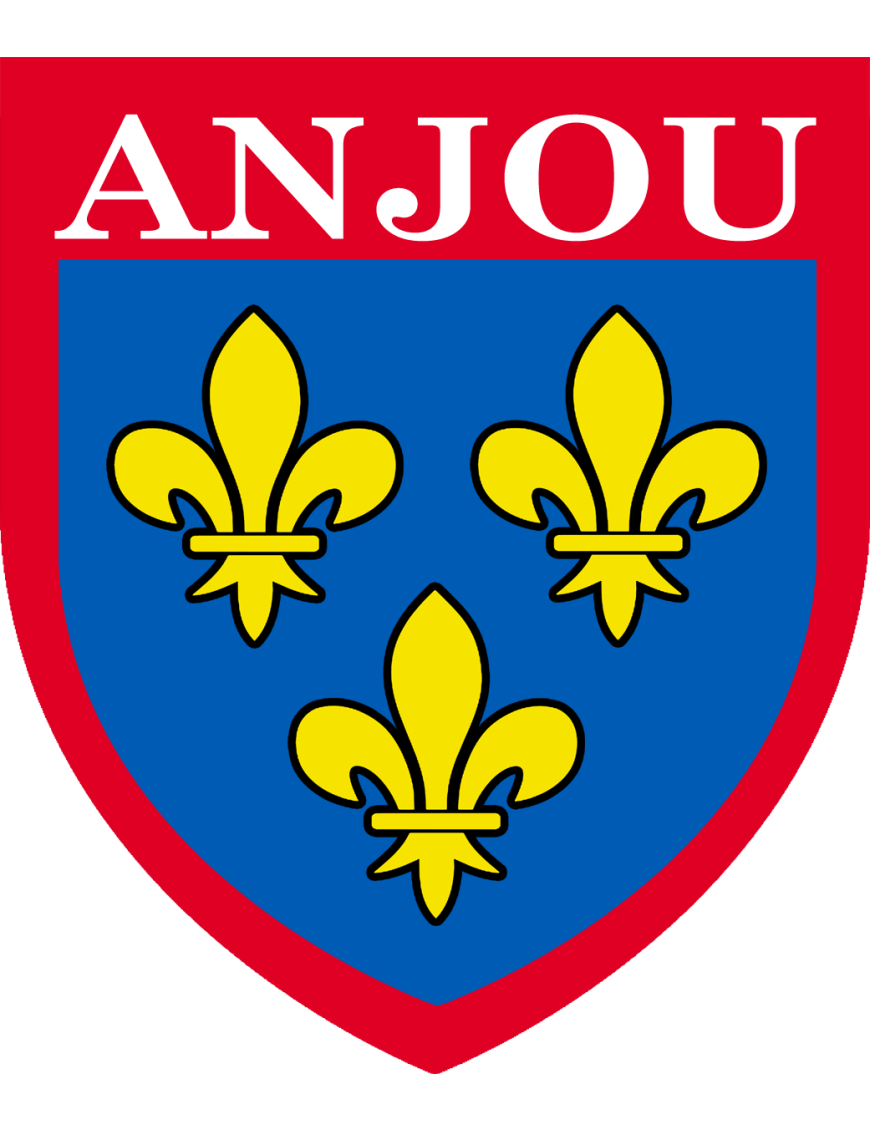 Anjou - 5x4.2cm - Sticker/autocollant