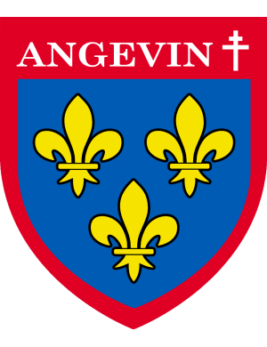 Angevin - 5x4.2cm - Sticker/autocollant