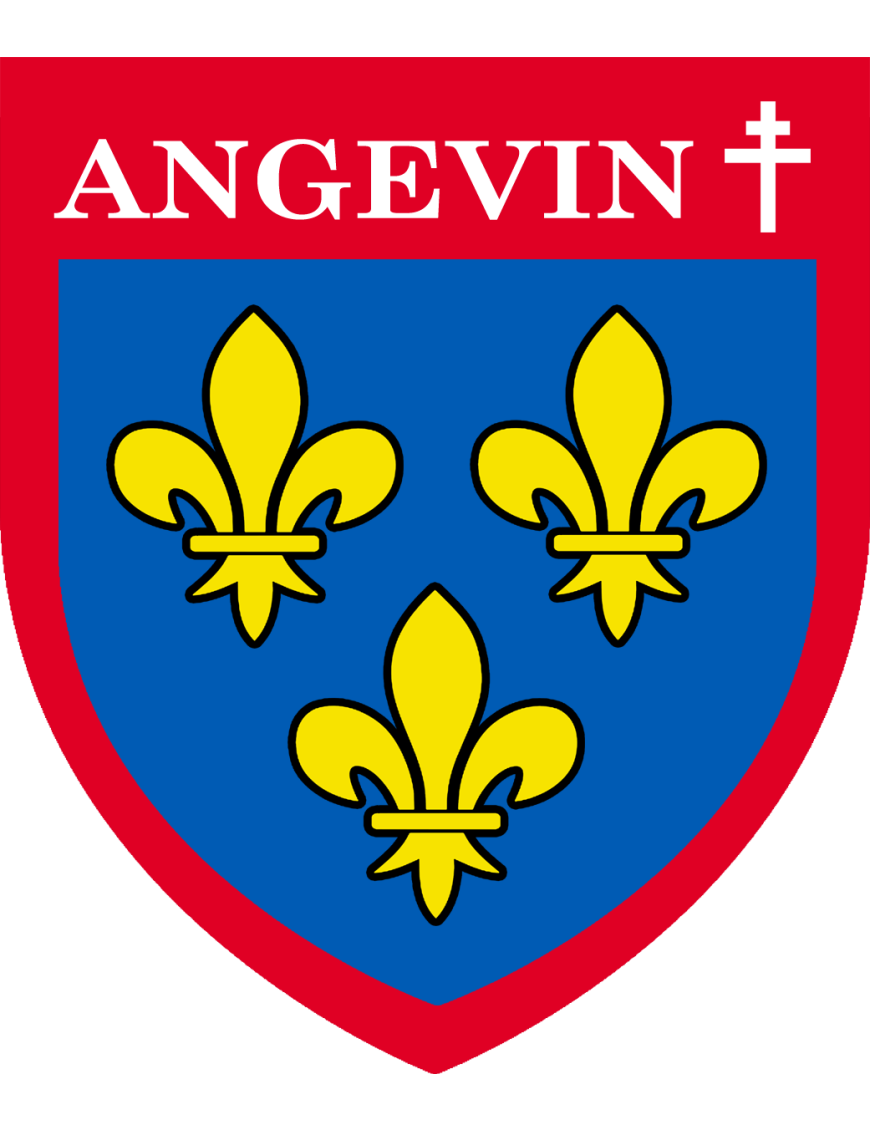 Angevin - 5x4.2cm - Sticker/autocollant