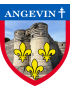 Angevin Croix d'Anjou - 10x8.5cm - Sticker/autocollant