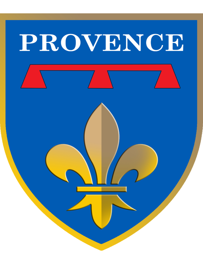Blason de la Provence - 29x24.8cm - Sticker/autocollant