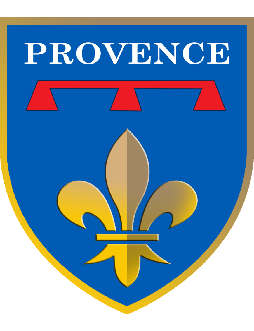 Blason de la Provence - 20x17cm - Sticker/autocollant