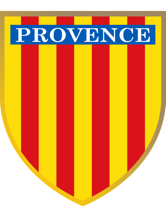 Drapeau de la Provence - 20x17cm - Sticker/autocollant