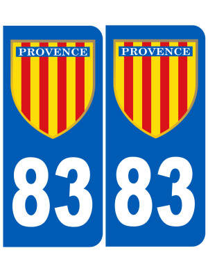 Immatriculation Provence 83 Var - Sticker/autocollant