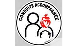 conduite accompagnée Vendéen - 15cm - Sticker/autocollant