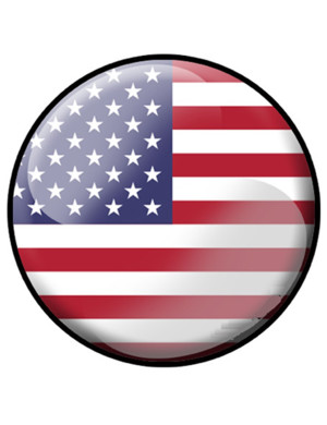 Drapeau Américain (5cm) - Sticker/autocollant